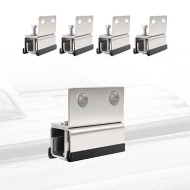 WODHMIEY Van Roof Rack Mount Kit,Roof Rack Mount Kits,304 Stainless Steel Van Roof Rack,Van Roof Rack Brackets for ProMaster, Box ers, (Type B Without Lid(Approx. 7 X 2.85 X 6.5cm / 2.8)