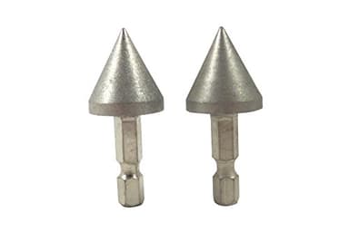 Taytools 468433 Hollow Chisel Mortise 2-Piece Set of Diamond Sharpening Hones 200 and 600 Grit for Chisels Up To 1/2 Inch