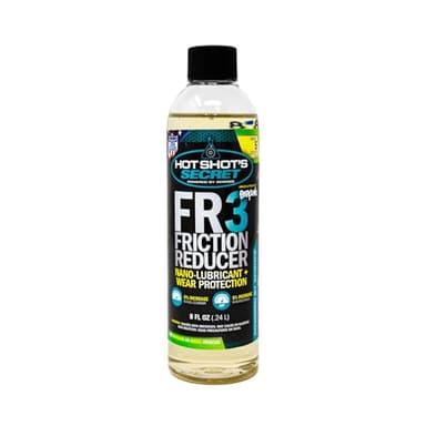 Hot Shot’s Secret Friction Reducer FR3 8 oz – Treats 5 Quarts of Oil – Synthetic Oil Additive, Reduces Friction, Protects Engine, Improves Performance and Fuel Economy for Gas & Diesel Engines
