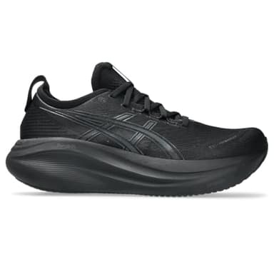 ASICS Men's Gel-Nimbus 27 Running Shoes, 10, Black/Graphite Grey