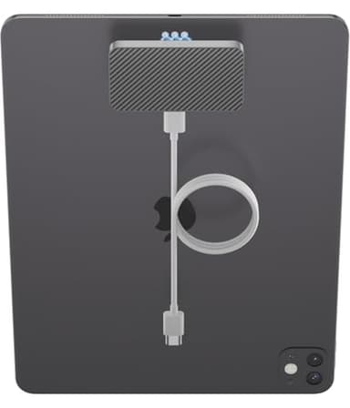 Magnetic Wireless Charger for iPad Pro 11 (1st/2nd/3rd/4th) & iPad Air 11 (M2/M3) & iPad Air 10.9 (4th/5th), 18W Fast Charging Smart Connector Alloy Wireless Charging Pad with USB-C Cord Cable