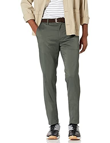 Amazon Essentials Men's Slim-Fit Stretch Golf Pant, Olive, 31W x 30L