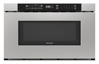Sharp SMD2420MS 24-Inch Built-In Microwave Drawer Oven, 1.2 Cu. Ft, Stainless Steel, Touch Control Panel, Sensor Cook Technology, Under-Counter Installation