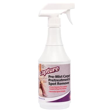 Capture Pre-Mist Soil Release for Carpet Dry Cleaner - Carpet Cleaning Pre Spray - Loosen Juice, Coffee & Wine Spill and Tough Rug Stains Eliminator - Multi-Purpose Cleaning Essentials (24oz)