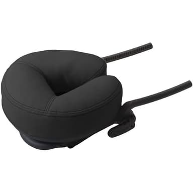 EarthLite Massage Table Face Cradle Deluxe Adjustable - Durable, Fully Adjustable Headrest Platform for Massage Chairs & Tables, Black