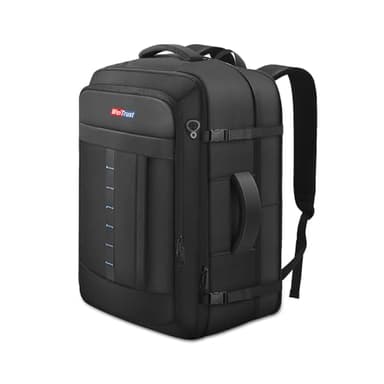 WeiTrust Travel Laptop Backpack, 50-60L Large Expandable Suitcase-Style Backpack for Business & Daily Travel, Carry-On Friendly with Side Water Bottle Pockets, Fits 18-Inch Laptops