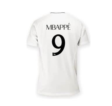 Real Madrid Jersey. Real Madrid Home Shirt 24/25 MBAPPE 9#. 100% Polyester. Classic fit. Official RM Soccer Jersey. (US, Alpha, Large, X-Large, Regular, Regular, White, Real Madrid CF, MBAPPE)