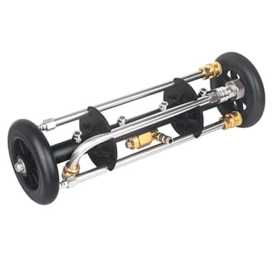 DUSICHIN Undercarriage Cleaner Water Broom Pressure Washer Attachment, 16 Inches Undercarriage Washer, Pressure Washer Underbody Cleaner 4 Extension Wands 4 nozzles for Garden Hose Too DUS3202