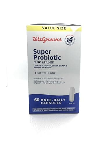 ATAZUA Walgreens Super Probiotic Digestive Support Capsules 60 ea