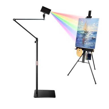 Drawing Projector, Art Projector for Tracing, Tracing Drawing Tool Smart Sketcher Mini Projector, Mini Portable Smart Phone Movie Projector with Stand