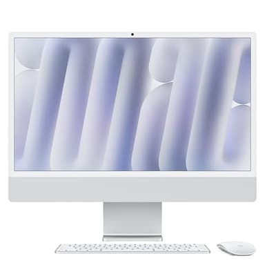 Apple 2024 iMac Air with Apple M4 chip 8-core, 24-inch, 16GB RAM, 256GB SSD Storage Silver (Renewed)
