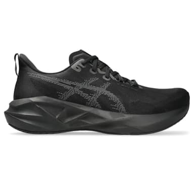 ASICS Men's NOVABLAST 5 Running Shoes, 12, Black/Carrier Grey