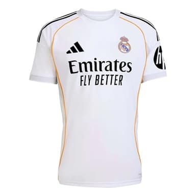 adidas 2025-26 Real Madrid Men's Stadium Home Soccer Jersey