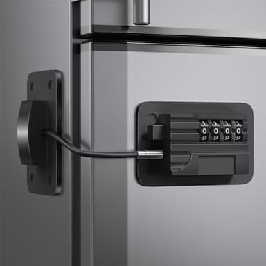 Ougourim Refrigerator Lock - Upgraded Combination Lock for Kids' Safety, Black