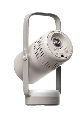 XGIMI Vibe One Battery Powered 1080P Smart Portable Projector, Google TV with Licensed Netflix, Sound by JBL, Built-in Battery, Auto Focus Auto Keystone, HD Outtdoor Movie Projector for Home(Ash)