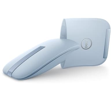 Dell MS700 Bluetooth Travel Mouse - Bluetooth 5.0/Dell Pair/Microsoft Swift Pair Connectivity, Adjust DPI up to 4000, Optical LED Sensor, Touch Scroll with latest Touch Controller - Misty Blue
