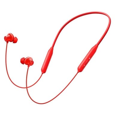 One Plus Bullets Wireless Z3 Bluetooth 5.0 in Ear Earphones, Spatial Audio – 12.4 mm Drivers, 36 Hrs Battery Life (Samba Sunset)