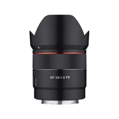 Rokinon AF 35mm F1.8 Full Frame Lens for Sony E – Auto Focus, Fast Aperture, Weather Sealed, Ultra Multi-Coated, 9-Blade Diaphragm, Lightweight, Compact, Custom Switch