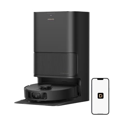 DREAME L40s Ultra CE Robot Vacuum and Mop Combo with Self-Emptying Dock, 13,000Pa Suction, Mop Self-Cleaning and Auto-Raising, Ultrasonic Carpet Sensing, Ideal for Pet Hair, Carpet and Hard Floors