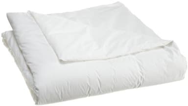 National Allergy Premium 100% Cotton Duvet Comforter Protector - Full/Queen Size - 86" x 86" - White - Breathable 300 Thread Count Hypoallergenic Cover - Zippered Encasement - Bedding Linen