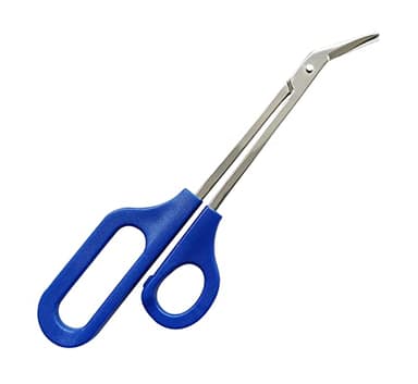 JJHREI 8 Inch Long Handle Toenail Scissors for Thick Nails & Easy Reach Long Handled Toe Nail Clippers for Seniors Women Men