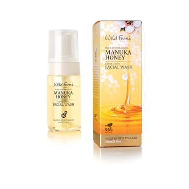 Wild Ferns Manuka Honey Refreshing Facial Wash, 95% Natural, 100 milliliters