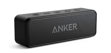 Anker Soundcore 2 Portable Bluetooth Speaker with Stereo Sound, Bluetooth 5, Bassup, IPX7 Waterproof, 24-Hour Playtime, Wireless, Speaker for Home, Outdoors, Travel