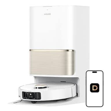 DREAME L50 Ultra Robot Vacuum and Mop White, 19,500Pa Suction, with Auto-Empty and Mop Self-Cleaning, Precise Obstacle Avoidance, HyperStream Detangling DuoBrush