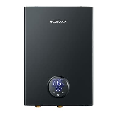 Electric Tankless Water Heater, ECOTOUCH 27kW on Demand Water Heater Electric 240Volts Instant Endless Hot Water Heaters Point of Use with Self-Modulation to Save Energy ECO270B