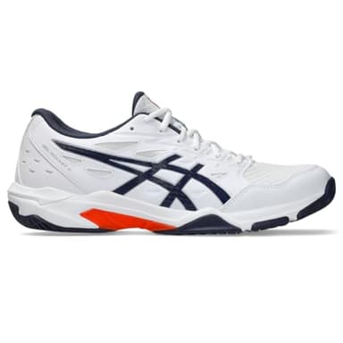 ASICS Men's Gel-Rocket 11 Indoor Sport Shoes, 9.5, White/Indigo Fog