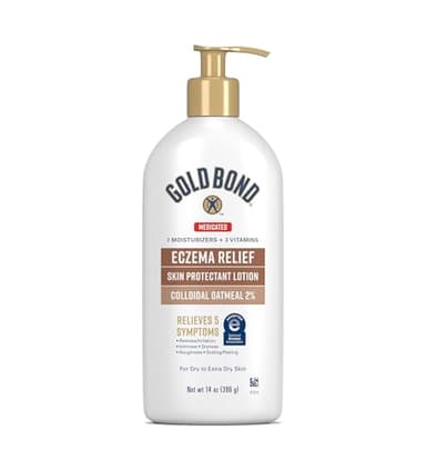 Gold Bond Medicated Eczema Relief Skin Protectant Lotion, 14 oz., With 2% Colloidal Oatmeal