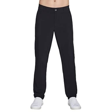 Skechers Mens Go Walk Everywhere Golf Pants, Bold Black, 36 US