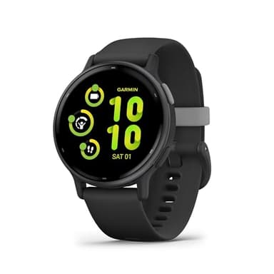 Garmin vívoactive 5, Health and Fitness GPS Smartwatch, AMOLED Display, Up to 11 Days of Battery (Renewed) (Black)