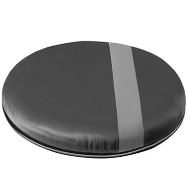 HealthSmart 360 Degree Swivel Seat Cushion, Chair Assist for Elderly, Swivel Seat Cushion for Car, Twisting Disc, Gray Stripe, 12.5 Inches in Diameter