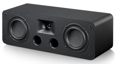 Saiyin Center Channel Speaker,Dual 4-Inch Woofers and Silk Tweeter, Crystal-Clear for Home Theater Dialogue,Passive, Wall Mountable, Single