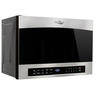 RecPro RV High Pointe 24" Stainless Steel Over the Range Microwave | 1.4 Cu. Ft. | 38L Capacity | 1000 Watts | 13.5" Turntable