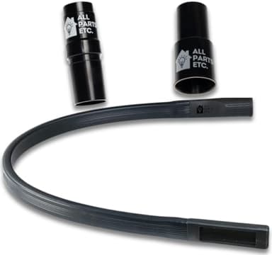 ALL PARTS ETC. 36-inch Flexible Flat Vacuum Crevice Under Refrigerator, Furniture and Appliances Cleaning Tool for any 1-1/4", 1-3/8"& 1-1/2" Vacuum Hose Attachments