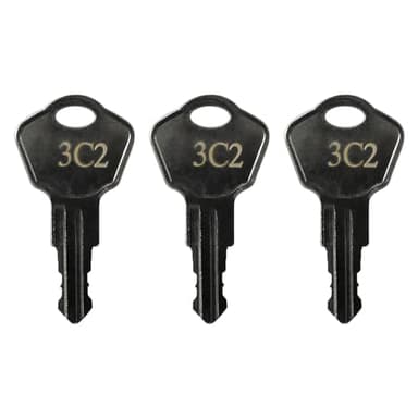 Sentry Safe Replacement Keys Model 1100-Codes 3C2 for Sentry Safe Key (Key 3C2)(3 Pcs)