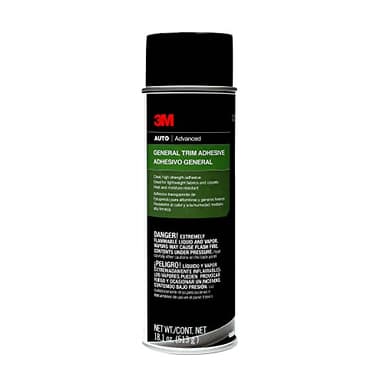 3M General Trim Adhesive 08088, High Strength, Clear Drying, Aerosol, 18.1 oz