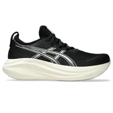 ASICS Men's Gel-Nimbus 27 Running Shoe, 10, Black/Lake Grey