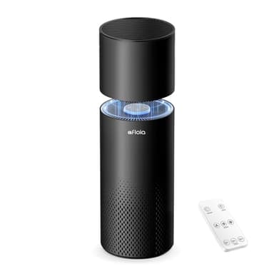 Afloia Humidifier and Air Purifier in One, Air Purifier and Evaporative Humidifier Combo for Home, 24dB Quiet Air Cleaner Remove Pets Dust Dander Hair Allergy Pollen Smoke Smell for Room, Black
