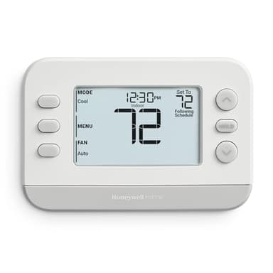 New! Honeywell Home Programmable Thermostat, Conventional/Heat Pump Compatibility, Flexible Schedule, X2P, White, RTH22B