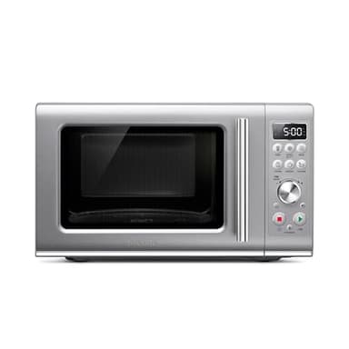 Breville BMO650SIL Compact Wave Soft Close Countertop Microwave Oven, Silver