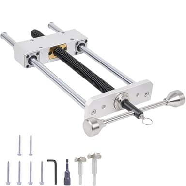 11-Inch Front-Mounted Woodworking Vise, CNC-Machined Precision Bench Vise for Woodworking Workbenches