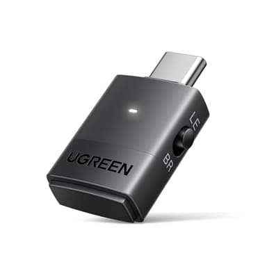 UGREEN USB-C Bluetooth Adapter for PS5, Gaming Consoles & PC, Bluetooth 6.0 Transmitter with LE Audio, aptX Adaptive/HD/aptX/SBC, Dual Pairing & One-to-Many Broadcast for Wireless Headphones Speakers