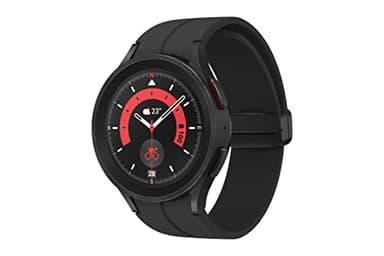 SAMSUNG Galaxy Watch 5 Pro 45mm Bluetooth Smartwatch w/Body, Health, Fitness and Sleep Tracker, Black (Renewed)