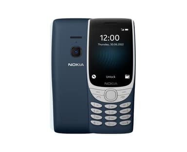 Nokia 8210 4G Dual-SIM 128MB ROM + 48MB RAM (GSM Only | No CDMA) Factory Unlocked 4G/LTE Smartphone (Dark Black) - International Version