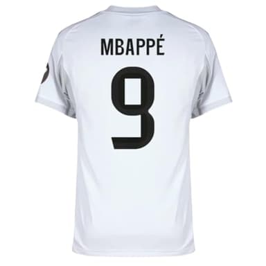 Madrid Mbappe Men’s Soccer Jersey Fan Edition – Short Sleeve Training & Casual Shirt – Home, Away & Third Kit 2025/26 (US, Alpha, Medium, Regular, Regular, White)