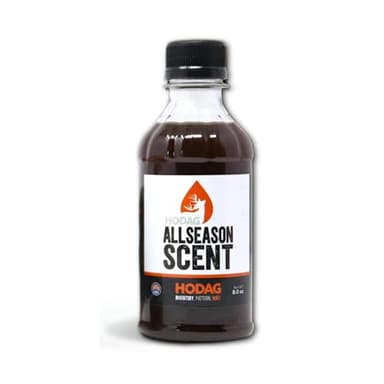 HODAG AllSeason Scent for Deer Hunting – Year-Round Whitetail Lure for Creating Mock Scrapes – Contains No Buck or Doe Urine, Glands, Estrus – Secret Recipe Rut Attractant for Hunters 8 Ounce Bottle