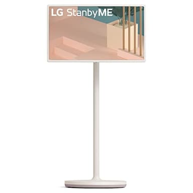 LG 27-Inch Class StanbyMe 1080p-Portable Touch-Screen-Monitor 27ART10AKPL, Built-in Battery, Full Swivel Rotation, 60Hz Refresh Rate, Calming Beige